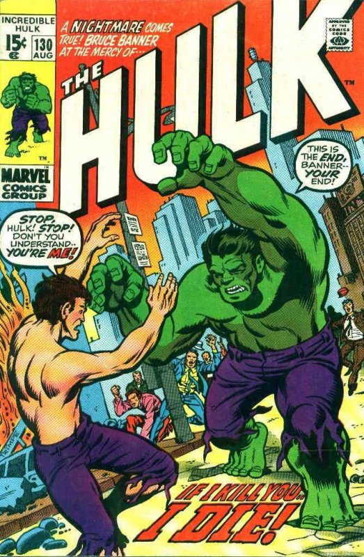 Incredible Hulk, The #130 FN ; Marvel | Roy Thomas