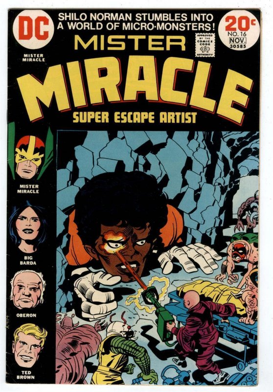 Mister Miracle #16 Nov 1973 Jack Kirby Art Shilo Norman Big Barda ...