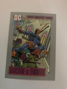 DEATHSTROKE THE TERMINATOR #44 card : 1992 DC Universe Series 1, NM/M, Impel