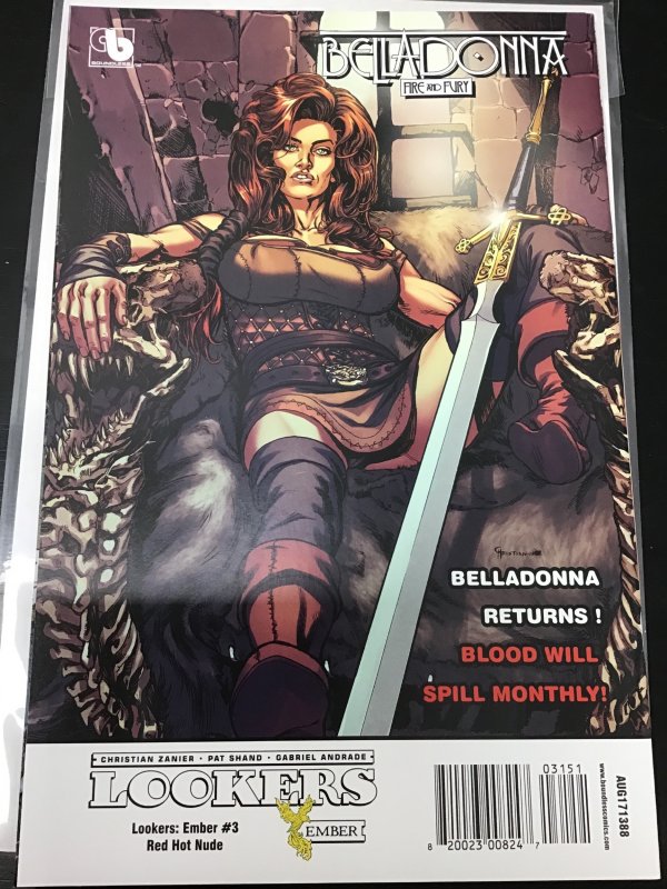 Lookers: Ember #3 (9.2) Red Hot Nude Cover!! 2017