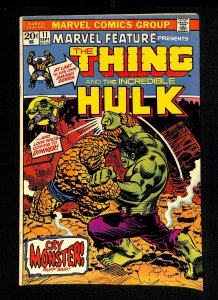 Marvel Feature #11 Thing Vs Hulk!