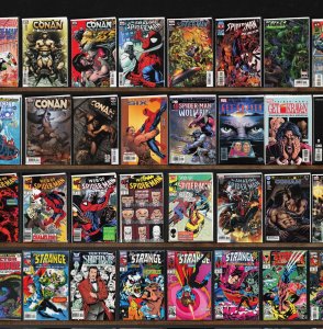 Huge Lot 150+ Comics with Web Of Spider-Man, Doctor Strange & More!