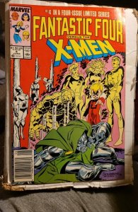 Fantastic Four vs. X-Men #4 Newsstand Edition (1987) b4