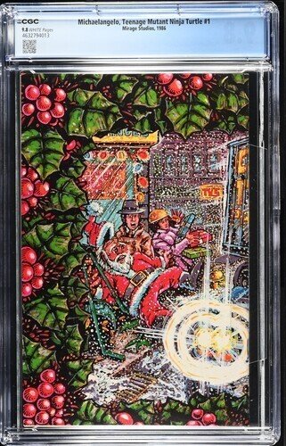 Michaelangelo, Teenage Mutant Ninja Turtle #1-CGC 9.8-1986--first issue--comic b