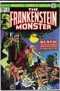The Frankenstein Monster #10 (1974) Frankenstein Monster