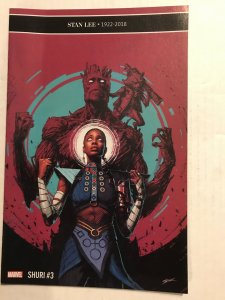 SHURI #3 : Marvel 2/19 NM-; Groot & Rocket; STAN LEE Tribute, Black Panther