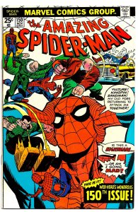 AMAZING SPIDER-MAN #150 (Nov1975) 8.0 VF  Gil Kane! Spider-Man or Spider-Clone?