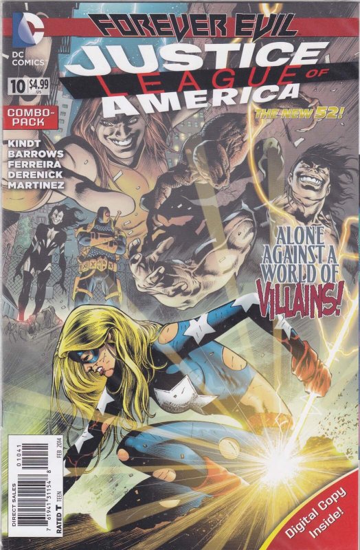 Justice League of America (3rd Series) #10C (in bag) VF/NM ; DC | New 52 Combo-P