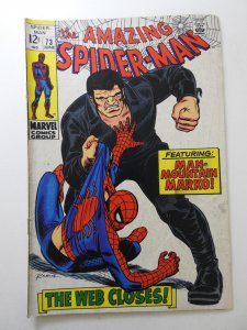 The Amazing Spider-Man #73 (1969) Marvel's Web Slinger! Solid VG Condition!
