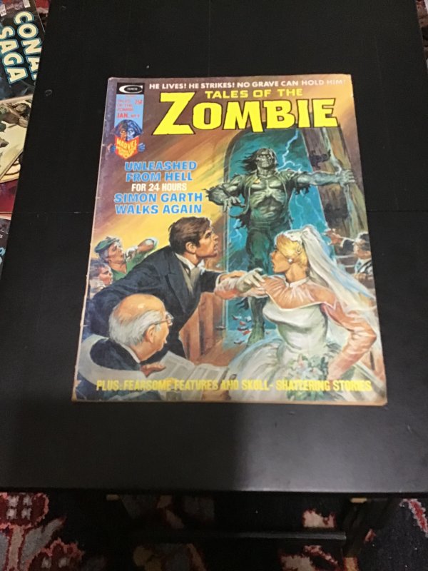 Tales of the zombies #9 (1975) Alcala, Marcos& Win Mortimer Art! FN- Wow