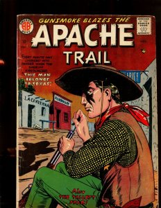 APACHE TRAIL #2 (3.0) YELLOW FOR GOLD & COWARDS! 1957~