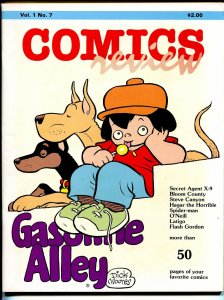 Comics Review #7 1984-Gasoline Alley-Bloom County-Hagar-Steve Canyon-VF 