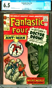 Fantastic Four #16 CGC Graded 6.5 1st Ant-Man Crossover; Doctor Doom