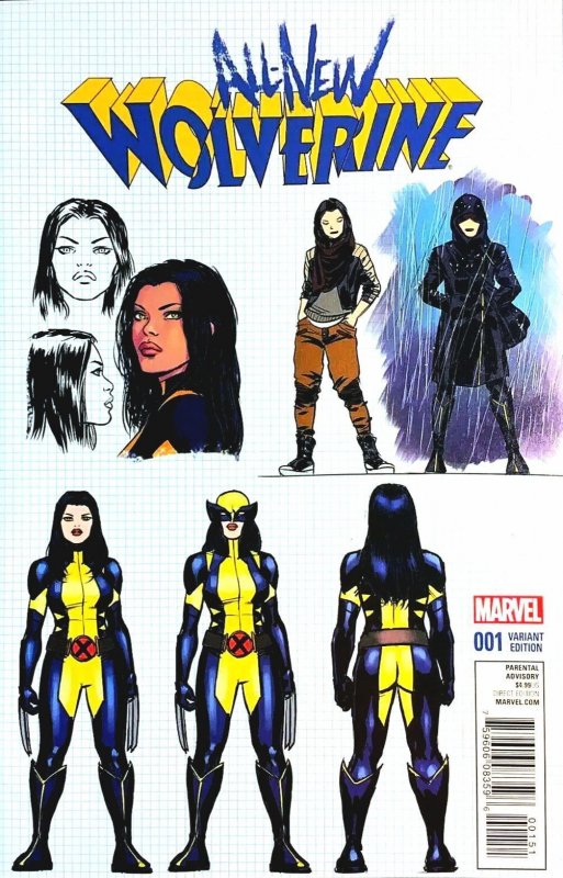 All-New Wolverine #1 Key 1:20 1st Kinney as X-23 MCU X-Men Lopez Design Cover