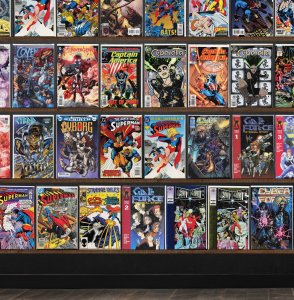 Huge Lot 140+ Comics with Captain America, Touch, Cyberforce, Superman & More!