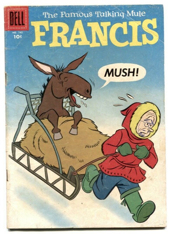 Francis the Talking Mule -Four Color Comics #745 1956 VG-