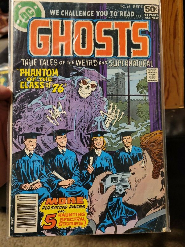 DC GHOSTS #68 (1978) 1st 50c Issue, The Haunted Hoard, Luis Dominguez, E.R. Cruz