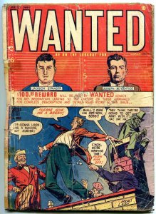 Wanted #19 1949- Golden Age Precode Crime- FAIR