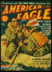 American Eagle pulp Fall 1942- Belarski cover- Joe Archibald- Scott Morgan VG