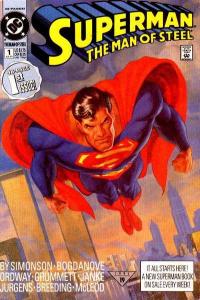 Superman: The Man of Steel #1, NM- (Stock photo)