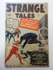 Strange Tales #106 (1963) VG Condition Cover detached top staple