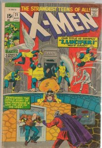 X Men #71 ORIGINAL Vintage 1971 Marvel Comics I Lucifer