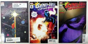 Genis-Vell: Captain Marvel Lot 3 #1 E 1:25, 1 G 2nd Print, 2 2022 Var Comics