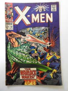 The X-Men #30  (1967) VG Condition! Moisture stain, 1/2 in spine split