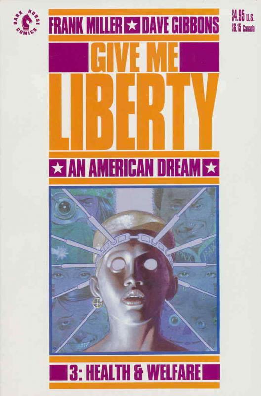 Give Me Liberty #3 VF; Dark Horse | save on shipping - details inside