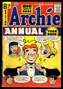 Archie Annual #8 FN 6.0 Poor Little Rich Whirl! George Frese Cover Art!