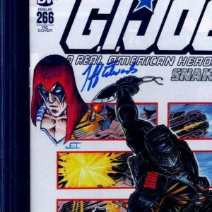 G.I. Joe #266 VARIANT CGC SS 9.8 signed ORIGINAL Zartan Sketch signed J EDWARDS