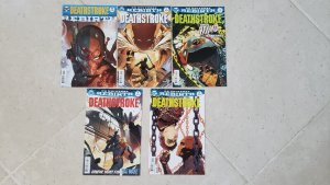 Rebirth Deathstroke #1-5 Complete Run Lot Set | NM | DC Comics