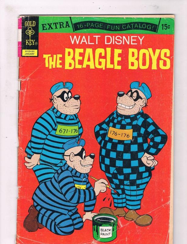 Walt Disney's The Beagle Boys # 15 GD/VG Gold Key Comic Books Donald Duck!! SW10