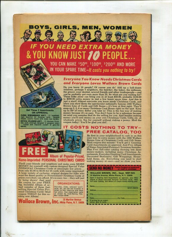 SGT FURY AND HIS HOWLING COMMANDOS #57 (7.5) THE INFORMER 1968