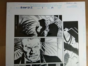 Original Art: Steve Epting & Mark Prudeaux - Bishop X.S.E. #1 pg 12