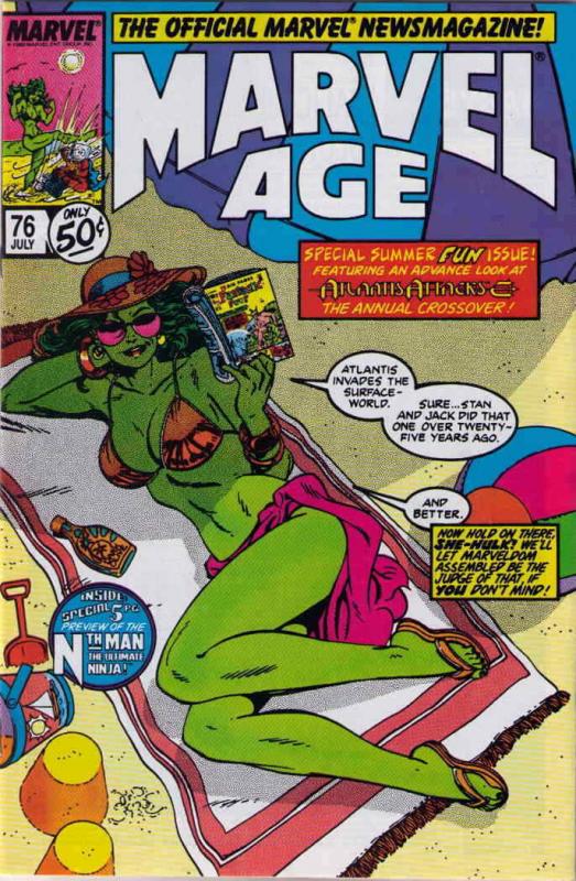 Marvel Age #76 VF/NM; Marvel | save on shipping - details inside