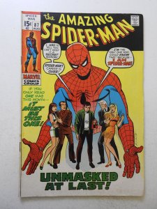 The Amazing Spider-Man #87 (1970) VG+ Condition