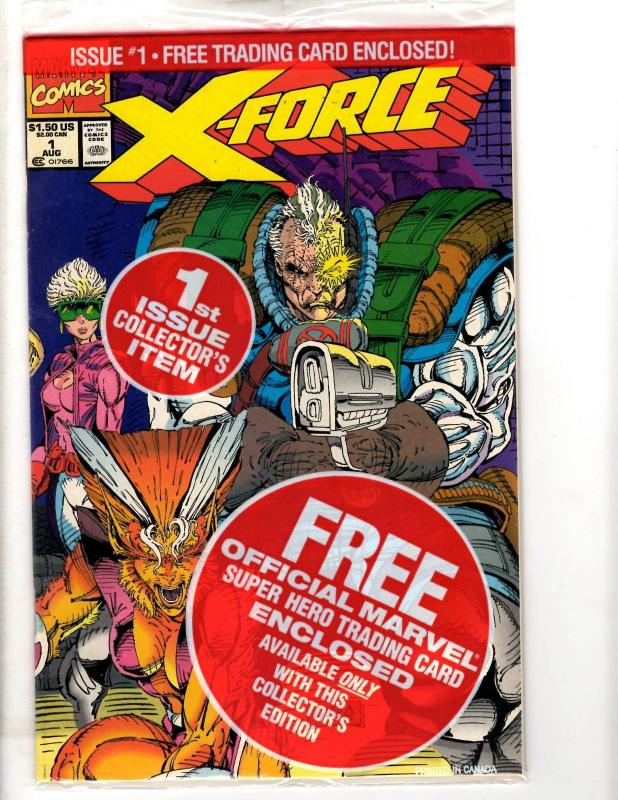 13 X-Force Marvel Comic Books # 1 (6 All Sealed, 2 Deadpool) 3 4 5 6 7 (2) 8 TP3