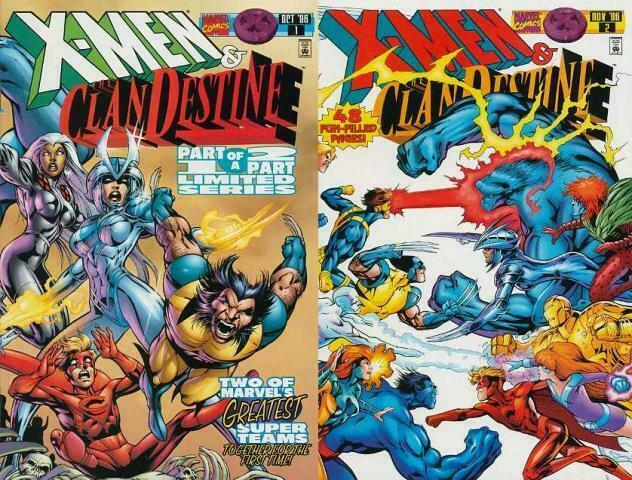 X MEN & CLANDESTINE (1996) 1-2  Complete!