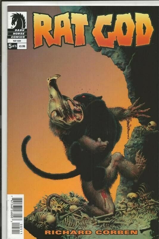 Rat God #5 ORIGINAL Vintage 2015 Dark Horse Comics 