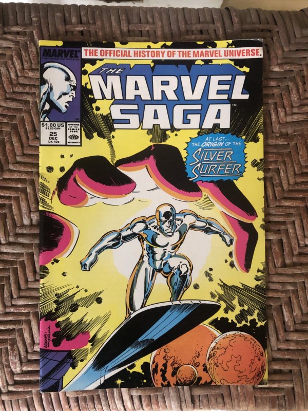 The Marvel Saga The Official History of the Marvel Universe #25 (1987)