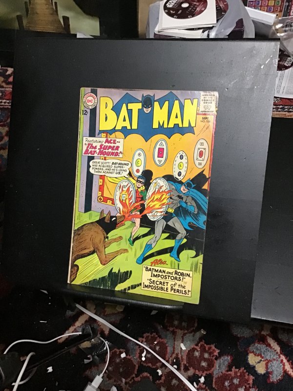 Batman #158  (1963) Mid grade Bat Hound cover key! VG/FN Wow!