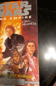 Star Wars Dark empire Platnum edition #1 signed by artist  Cam Kennedy