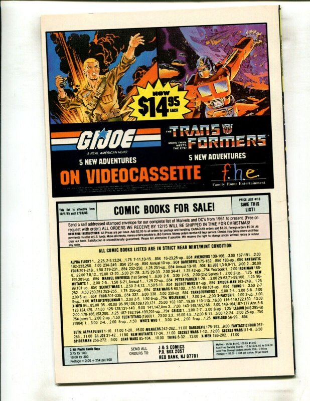 UNCANNY X-MEN #202 (9.2 OB) SECRET WARS!! 1985