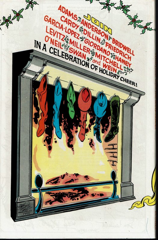 Christmas with the Super-Heroes - NM - John Bryne Cover