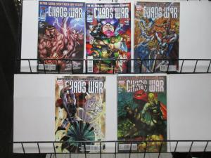 Chaos War (Marvel 2010) #1-5 The Gods Rage Against the Universe End!