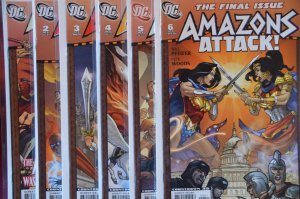 Amazons Attack! #1-6 (2007) Complete Set!
