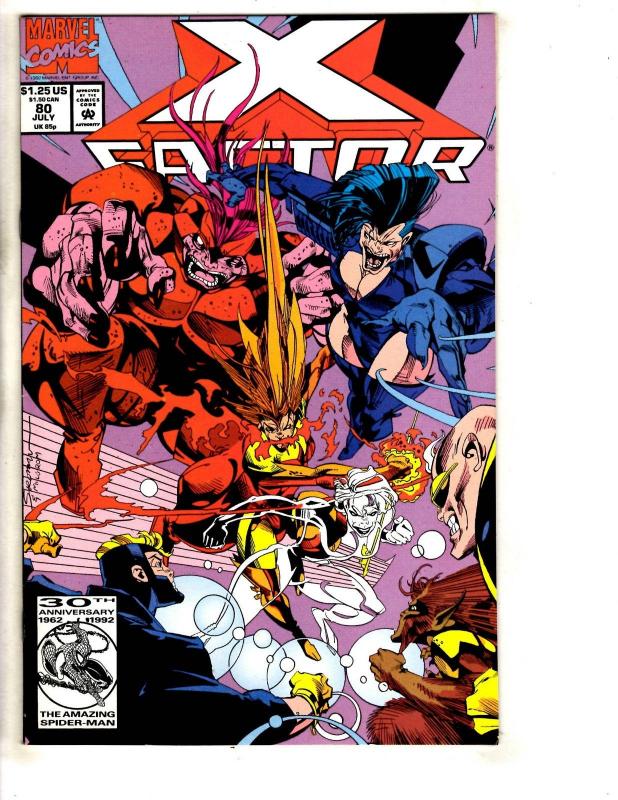 10 X-Factor Marvel Comic Books # 71 72 73 74 75 76 77 78 79 80 X-Men Storm CR53 