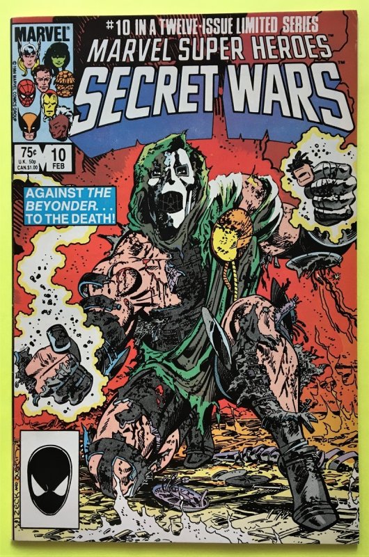 MARVEL SUPER HEROES SECRET WARS 10 DOCTOR DOOM 1985