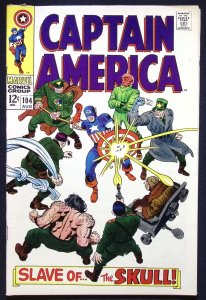 Captain America #104 Red Skull Jack Kirby Cover and Art!